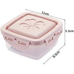 Transparent Plastic Kitchen Refrigerator Food Grain Storage Container Seal Milk Powder Nut Convenient Vacuum Pink Combination Set Storage Box Food Dispensers