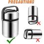 Soup Thermos,61oz Food Jar with Handle for Hot Food,3 Tier Thermal Insulated Lunch Thermos Wide Mouth,304 Stainless Steel Vacuum Insulated Flask,Travel Food Storage Carrier Container Bento Box (61oz)