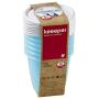 keeeper Freeze Food Box Mia Polar 0,35L Round 6 Pieces, Polypropylene, Blue, 9.5 x 9.5 x 9 cm