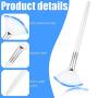 14 Pieces Fan Mask Brushes Facial Mask Brush Acid Applicator Brush Soft Makeup Mask Brushes for Mud Mask Cream