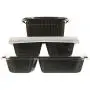 EG Homeware 5-100 Microwave Hot Cold Food Takeaway Containers 1 2 3 Compartments With Lids (5, 1 Compartment) EG Homeware 5-100 Microwave Hot Cold Food Takeaway Containers 1 2 3 Compartments With Lids (5, 1 Compartment)