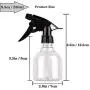 8oz Clear Empty Plastic Spray Bottles, Refillable Fine Mist Container Adjustable Nozzle for Cleaning Solutions, Essential Oils, Hair, Plants and Pets, 3 Pack 8oz Clear Empty Plastic Spray Bottles, Refillable Fine Mist Container Adjustable Nozzle for Cleaning Solutions, Essential Oils, Hair, Plants and Pets, 3 Pack
