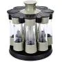 Bouteilles et bocaux de rangement | Jeu de 8 pièces en plastique rotatif pour condiments et épices | Boîtes de rangement pour sel et poivre | HUDITOOLS Bouteilles et bocaux de rangement | Jeu de 8 pièces en plastique rotatif pour condiments et épices | Boîtes de rangement pour sel et poivre | HUDITOOLS