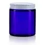 Cobalt Blue Thick Glass Straight Sided Jar with White Metal Airtight Lid - 4 oz / 120 ml (12 pack) + Spatulas Cobalt Blue Thick Glass Straight Sided Jar with White Metal Airtight Lid - 4 oz / 120 ml (12 pack) + Spatulas