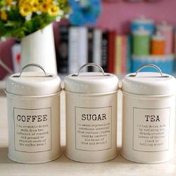 | Storage Bottles & Jars | 1/3Pcs/Set Storage Tank Cover Steel Kitchen Utensils Multifunction Tea Coffee Sugar Square Box Case Household Quality Beautiful | by HUDITOOLS | 1 PCs