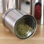 Kitchen supplies glass sealed storage tank stainless steel with lid tea cans seasoning jar food storage bottle ZP3071715