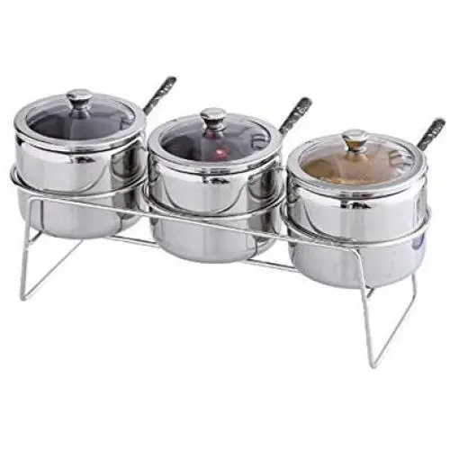Mini Gewürzglas Set, Edelstahl Küchenhelfer für den Haushalt
