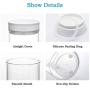 Cereal Storage Containers Dispenser Cookie Jar Plastic with Lids Airtight Bpa Free Large, Food Storage Containers for Kitchen Pantry Organization Canister Candy Bulk, 500mL/800mL/1.5L