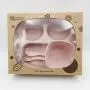 Ensemble de 4 assiettes pour bébé JUSTDOLIFE en paille de blé, assiettes divisées résistantes à la chaleur pour bébé, aliments pour bébés. Ensemble de 4 assiettes pour bébé JUSTDOLIFE en paille de blé, assiettes divisées résistantes à la chaleur pour bébé, aliments pour bébés.