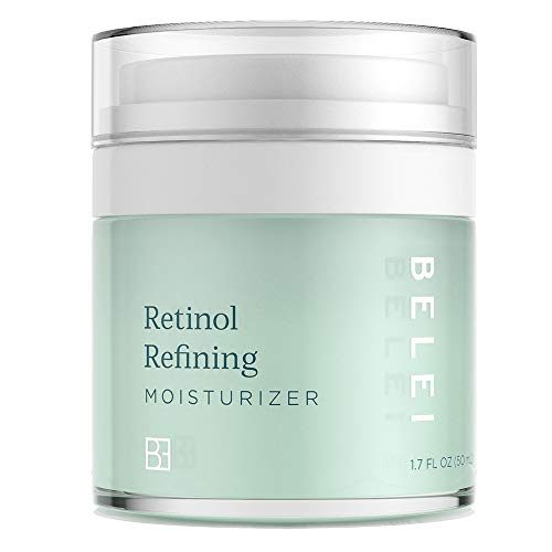 Belei by Amazon: Retinol Vitamin A Refining Moisturizer, Fragrance Free, Paraben Free, 1.7 Fluid Ounce (50 mL)
