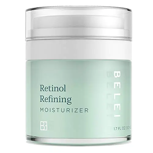 Belei par Amazon : Hydratant Révélateur de Retinol Vitamine A, Sans Parfum, Sans Parabènes, 50 ml (1.7 fl oz) Belei par Amazon : Hydratant Révélateur de Retinol Vitamine A, Sans Parfum, Sans Parabènes, 50 ml (1.7 fl oz)