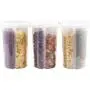 3 Pieces Kitchen Pantry Storage Containers Fresh Sealed Jar Suit for Dried Fruits and Sugar Flour and baking Supplies (Large) 3 Pieces Kitchen Pantry Storage Containers Fresh Sealed Jar Suit for Dried Fruits and Sugar Flour and baking Supplies (Large)