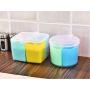Mini Spice Jars Kitchenware multi-purpose split three-color creative seasoning box