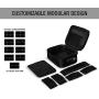 Smell Proof Case + Grinder Card by HELMET HEAD | Durable Water Repellent Smell Proof Container with Combination Lock for your Herbs & Smelly Accessories: Pipe, Vape, Rolling Papers (Gray)