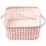 Bajuan Lagerbehälter Schreibtischhalter Karo Kosmetik Schmuck Fernbedienung Stifthalter Organizer - L
