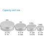 48 PCS Round Aluminum Cans Containers, Screw Lid Metal Storage Tins for Kitchen, Office, Candles, Candies, Small Crafts Slide Lid Spice jars (Mixed Sizes)