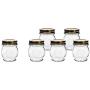 Amici Orto Canning Jars with Lids, 11 oz - Set of 6