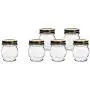 Amici Orto Canning Jars with Lids, 11 oz - Set of 6