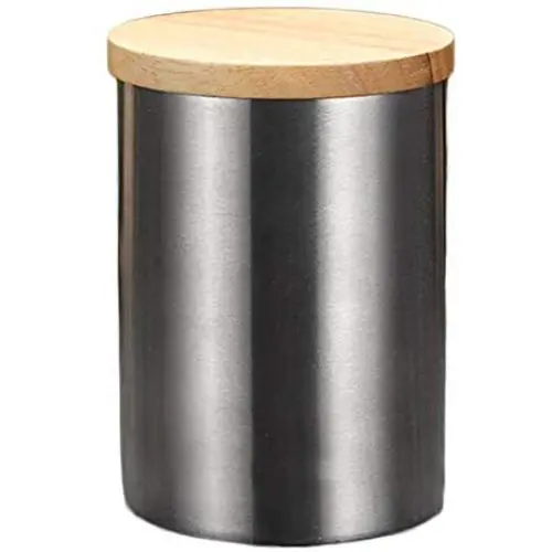 Bocal à Céréales, Café, Contenants Alimentaires avec Couvercles, Acier Inoxydable 304 – Organiseur de Cellier, Idéal pour les Bonbons et les Produits en Gros (500mL) Bocal à Céréales, Café, Contenants Alimentaires avec Couvercles, Acier Inoxydable 304 – Organiseur de Cellier, Idéal pour les Bonbons et les Produits en Gros (500mL)