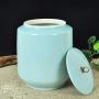 Food Jars & Crocks Rice Storage Kitchen Ceramic M Cylinder With Lid Sealed Storage Tank Household Moisture-proof Insect-proof Jar Ice Crack Glaze No Smell (Color : B, Size : 2833cm)