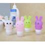 Travel Bottle Set with Leak Proof Silicone Bottles and Cream Jar -Suitable for all Toiletries such as Shampoo and Conditioner.