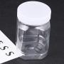 Hemoton 8pcs Plastic Jars Storage Containers Cereal Dry Food Storage Container Airtight Leakproof Plastic Storage Bottle for Cereal Sugar Rice Snacks (360ml)