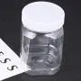 Hemoton 8pcs Plastic Jars Storage Containers Cereal Dry Food Storage Container Airtight Leakproof Plastic Storage Bottle for Cereal Sugar Rice Snacks (360ml)
