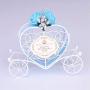 NiuChong Carriage Designed Hollow Candy Box Packing Wedding Party Favour Birthday Gift Love it Blue 2 pcs