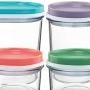 Southern Homewares SH-10223 Nestable Stackable Storage Containers Set of Four Perfect Pantry Organizer Solution Plastic Food Bins, One Size, Multicolor
