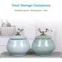 Ceramic Pottery Cereal Containers Canister Cookie Jar With Lids, Airtight Food Storage Containers Bins Large For Kitchen Pantry Organization Flour Rice Candy Bulk, 10L, 34x27cm (Color : Light Blue) Ceramic Pottery Cereal Containers Canister Cookie Jar With Lids, Airtight Food Storage Containers Bins Large For Kitchen Pantry Organization Flour Rice Candy Bulk, 10L, 34x27cm (Color : Light Blue)