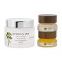 Farmacy Sweet Greens Honey Skincare Cosmetics Set - Green Clean Makeup Remover, Honey Drop Moisturizer, Honey Potion Face Mask