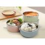 Thermos Food Jar 2800ML Thermos Stainless Food Flask,Leakproof Insulated Food Containers,High-capacity (Color : Bag)