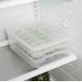 Kitchen Food Storage Jar Airtight Food Storage Microwave Thawing Box Sub-grid Dumpling Tray Refrigerator Storage Box Frozen Dumplings Crisper moisture-proof multi-purpose