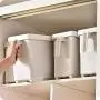 Bocal de Rangement Alimentaire Kitchen en Verre, Bouchon Étanché, Récipient de Conserve pour Confitures, Jarre, Récipient de RIZ, Sachet de FARINE, Bouchon Anti-Insectes Bocal de Rangement Alimentaire Kitchen en Verre, Bouchon Étanché, Récipient de Conserve pour Confitures, Jarre, Récipient de RIZ, Sachet de FARINE, Bouchon Anti-Insectes