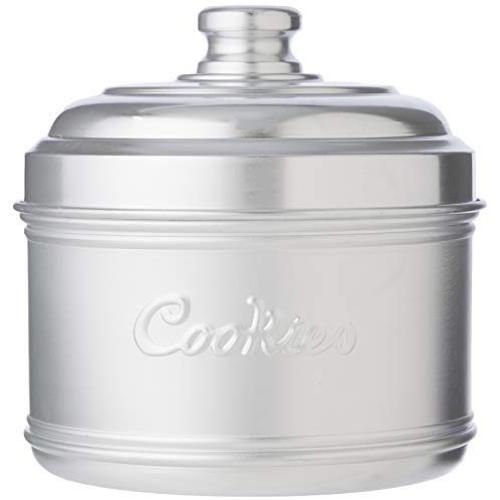 Italo Ottinetti Low Dull Aluminium Canister 16 cm Zucchero, Metallic, One Size