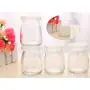 Daily Home 3 Piece Pudding Jar with Lid, Spoon and Stickers Replacement Glass Jars for Yogurt, 150ml Daily Home 3 Piece Pudding Jar with Lid, Spoon and Stickers Replacement Glass Jars for Yogurt, 150ml