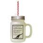 Black Pathway Righteousness Highway Happiness Frosted Glass Mason Jar With Straw