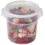 Cambro (RFS1PP190) 1 qt Round Polypropylene Food Storage Container - Camwear