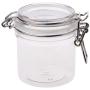 RUZYY PETP Food Storage Milk Powder Box Clamp Lid Air Tight Sealed Locking Jar Kitchen - 200ml