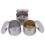 Lot de 15 Pots Métalliques Ronds 4 oz (120g) avec Bouchon Fileté – Idéal pour Parfum, Crèmes, Maquillage, Thé, etc. Lot de 15 Pots Métalliques Ronds 4 oz (120g) avec Bouchon Fileté – Idéal pour Parfum, Crèmes, Maquillage, Thé, etc.