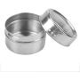Magnetic spice jars, SUNJULY spice shaker stainless steel with transparent top Ideal for dried herbs, oregano, basil, paprika 2 pieces / 4 pieces / 6 pieces, silver