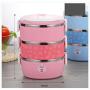 Thermos Food Jar 1950ml Thermos Stainless Food Flask Pink,Leakproof Insulated Food Containers (Size : Bag)