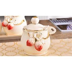 Mini Spice Jars Creative European Ceramic Spice Jar Three-Piece Set Kitchenware