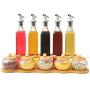 LQQGXLCondiment bottle, jar condiment storage box Spice jar oil dispenser cooking oil and vinegar dispenser bottle set kitchen spice storage box