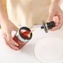 ZFRANC Glass Seasoning Bottle Salt Storage Box Spice Jar Kitchen Supplies with Spoon for Home & Hotel