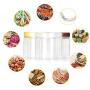 UPKOCH 12 Pcs Slime Containers with Water-tight Lids Clear Plastic Food Storage Jars- Great for your slime kit