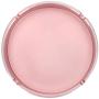 Tangxi Round Aluminum Alloy Storage Box 4.33 x 4.33 x 1.38 in Round Storage Jars Containers for Screw Battery Candy Toy Snacks Cosmetics(Rose)