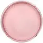 Tangxi Round Aluminum Alloy Storage Box 4.33 x 4.33 x 1.38 in Round Storage Jars Containers for Screw Battery Candy Toy Snacks Cosmetics(Rose)