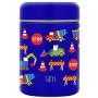 Simple Modern 12oz Provision Food Jar with Stainless Steel Lid - Vacuum Insulated Flask 18/8 Leak Proof Kids Food Storage Container Flask Kids: Under Construction