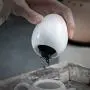 DehuaYao Ceramic White Easter Eggs Tea Canister DehuaYao Ceramic White Easter Eggs Tea Canister